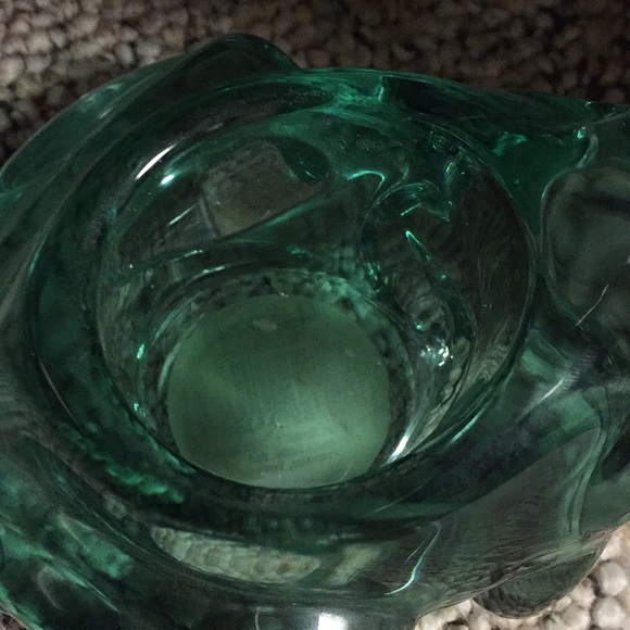 Glass Frog Candleholder - Picture 3 of 3